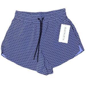 Athleta Purple Navy Blue Attletic Pull On Shorts Crossroads NWT Womens XS